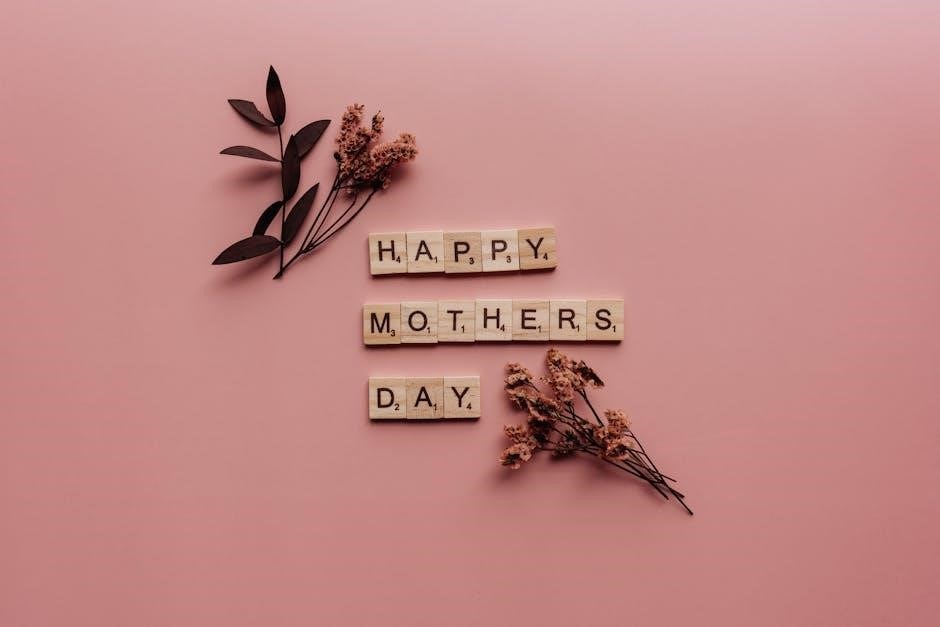mother’s day questionnaire pdf free